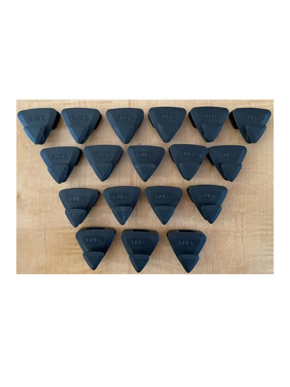 Black Ruby Space Triangle Hanger Hooks (18 Value Pack)